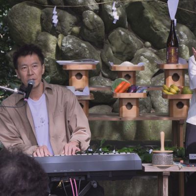 猪野秀史「うまれたまちで」奉納ライブ